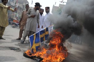 La Suède est régulièrement vilipendée et son drapeau brûlé dans les pays musulmans, en réaction avec ce que certains considèrent comme du laxisme et d'autres de la liberté d'expression (Photo d'illustration).